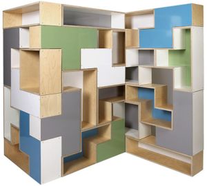 Tetris shelves